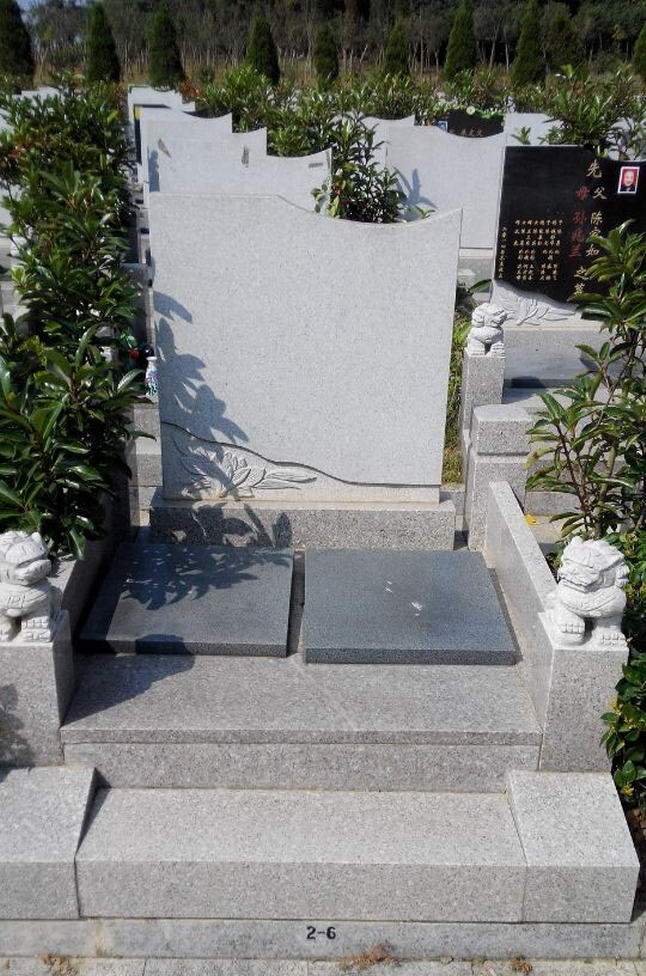 广西晶白玉墓碑