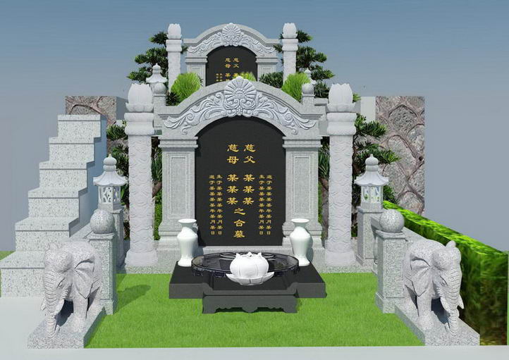 遂宁家族墓碑