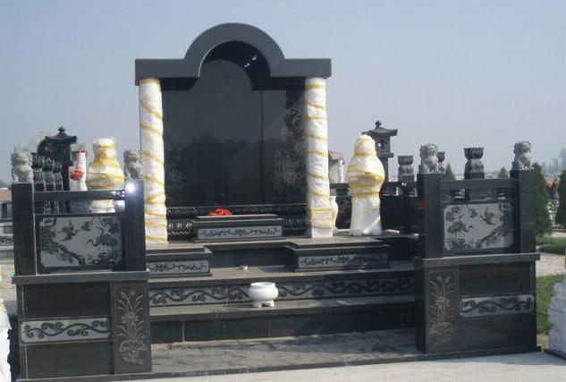 阳泉中式墓碑